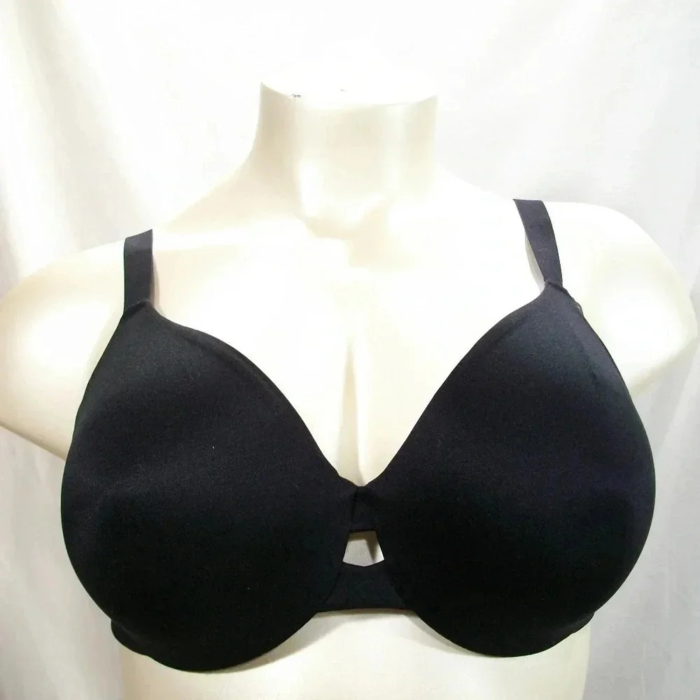40DD Felina 200030 Joslyn Seamless Unlined UW Bra Black NWT